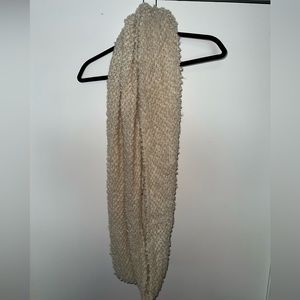 Cream puff infinity scarf